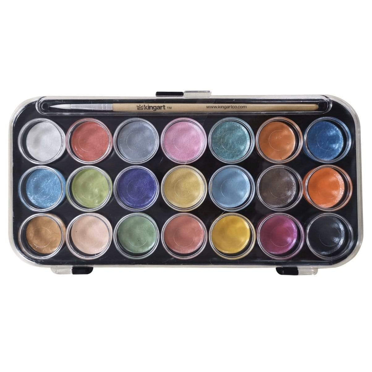 Watercolor Paint 21 Pearlescent Colors