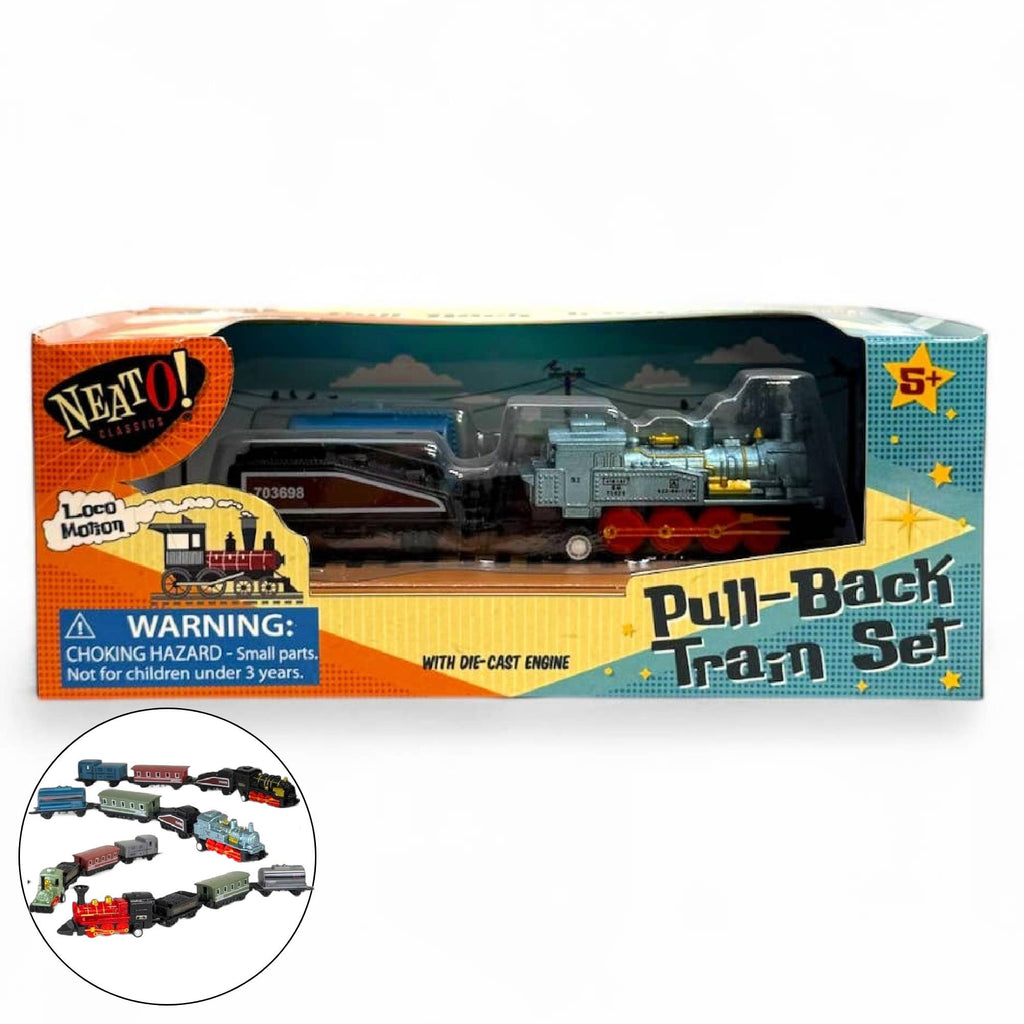 Neato! Pull-Back Train Set - Retro Classic, vintage toys