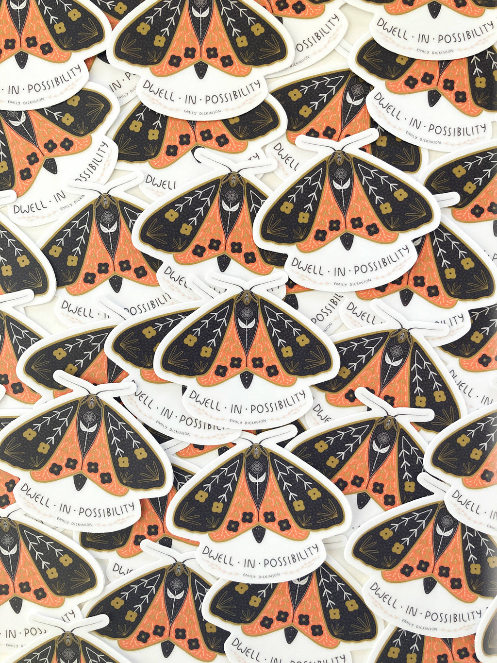 Gingiber Dwell In Possibility Sticker - Die-Cut, Motivational