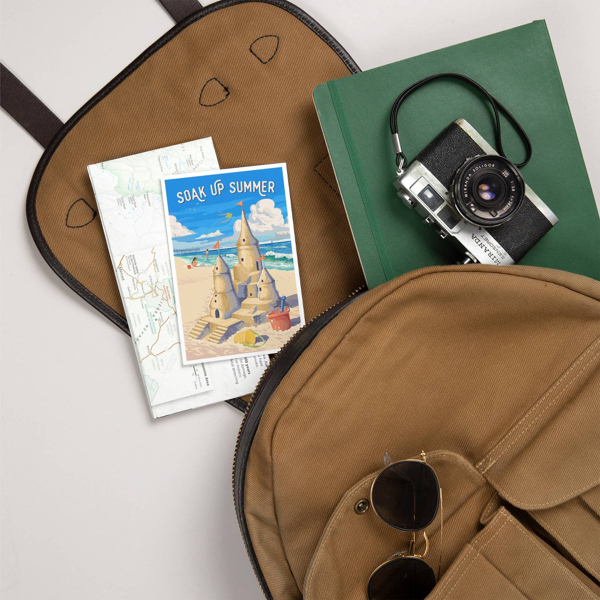 PREMIUM POSTCARDS Soak Up Summer, Sand Castle
